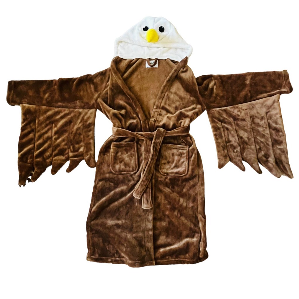 Chubbies Brown Eagle Hooded Robe